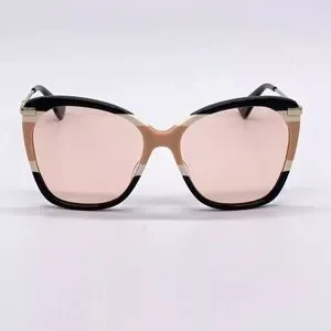 Sale! New Gucci Women\'s 56mm Black and Beige Sunglasses! Amazon.com: Gucci Women main image 4